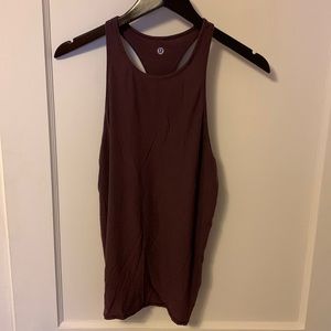 Womens maroon lululemon tank